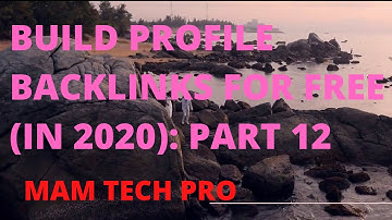 প্রোফাইল ব‍্যাকলিংক Part 12:Profile Backlinks Bangla Tutorial।SEO Tutorial 2020