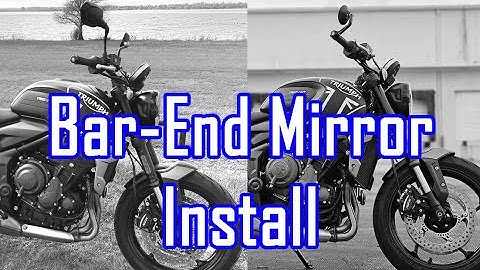 How To: Install Bar-End Motorcycle Mirrors