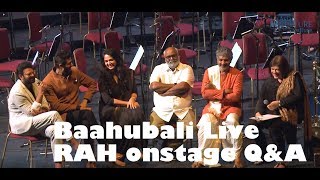 Baahubali The Beginning Live - Onstage Q&A Royal Albert Hall, Prabhas and MM Keeravaani