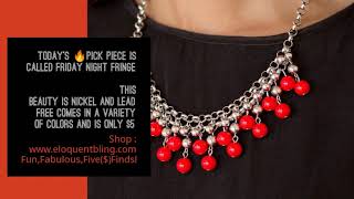 Todays Pick Piece Is Called Friday Night Fringe This Beauty Is Nickel And Lead Free Comes In A