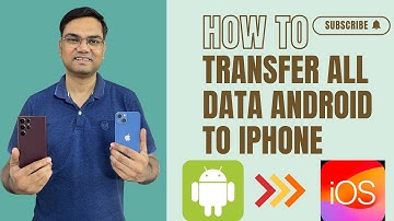 (Hindi) How to transfer all data android to iphone using move to ios including whatsapp 100% working
