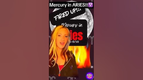 🔥MERCURY in ♈️Aries is FIRED UP! #aries #shorts #astrology #youtubeshorts #fyp #spirituality #short