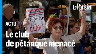 Le club de pétanque de Montmartre ne veut pas se faire déloger de son paradis