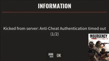 How to Fix Insurgency: Sandstorm Game - Kicked from Server: Anti-cheat Authentication Timed Out