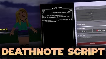 FE Deathnote Script - ROBLOX EXPLOITING