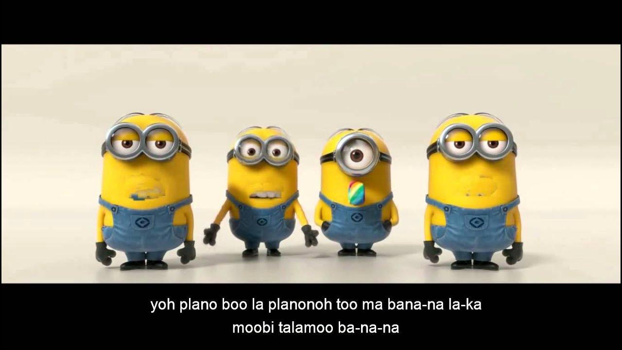 MinionsBanana Song(slowmotion version) YouTube