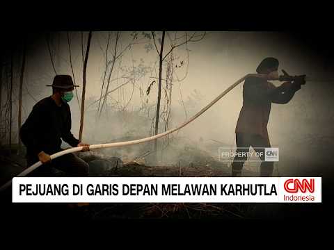 Pejuang di Garis Depan Melawan Karhutla di Palangka Raya