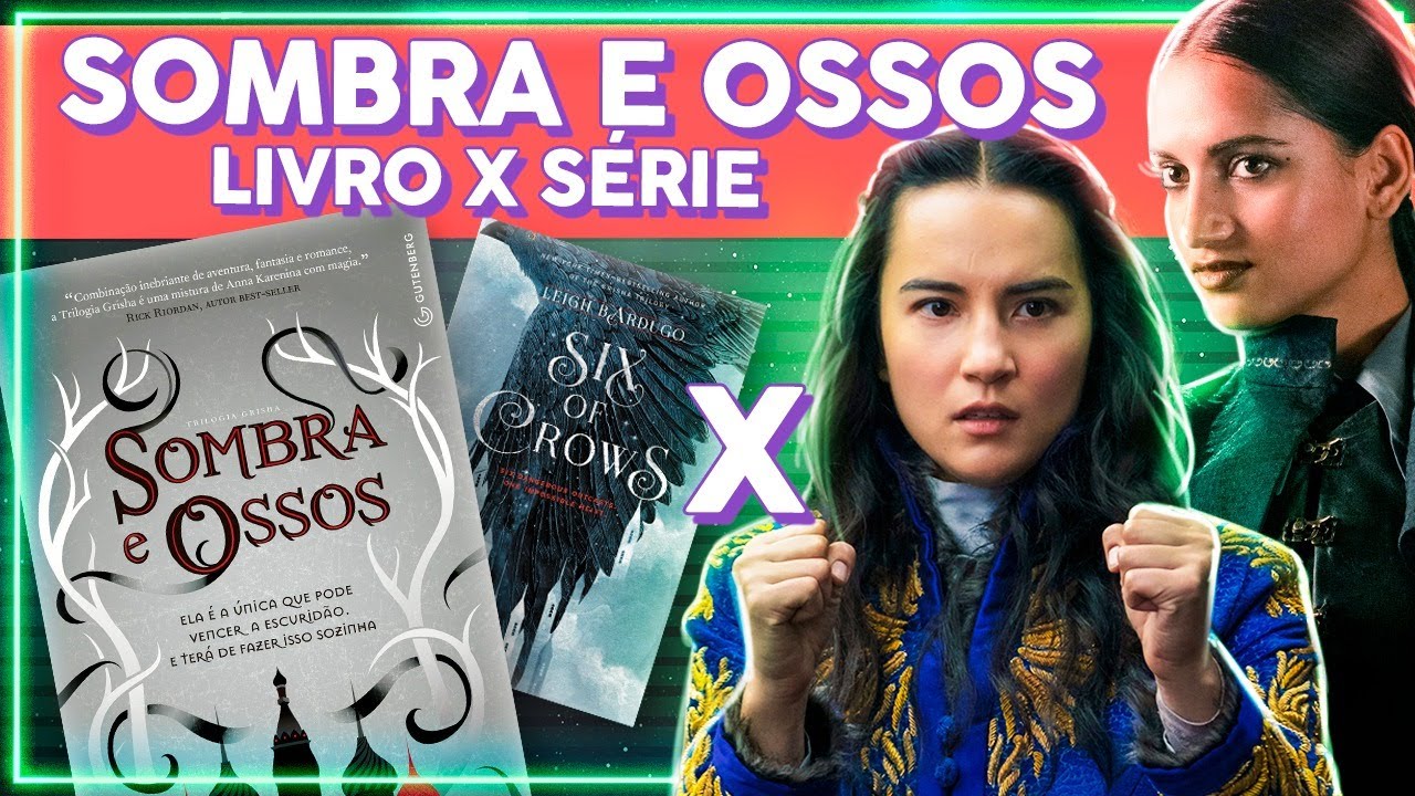 Trilogia Completa Sombra e Ossos com 3 Volumes Série Netflix