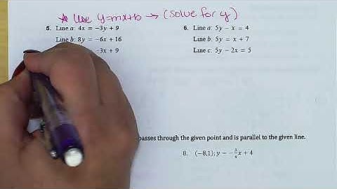4.4 Notes Parallel and Perpendicular Lines