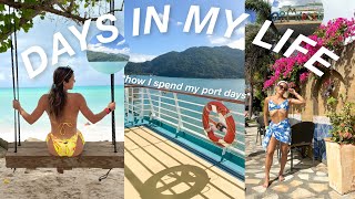 ABOARD WITH JORD: days in my life, how I spend free time in port, country #40, chaotic cast hike