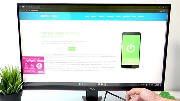 AOC C27G2ZE/BK – How to Change Monitor Input