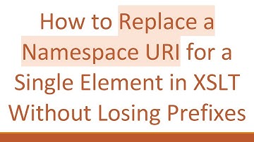 How to Replace a Namespace URI for a Single Element in XSLT Without Losing Prefixes