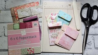 Quick & Easy Envelopes from 6 x 6 Paper - No Punchboard Needed