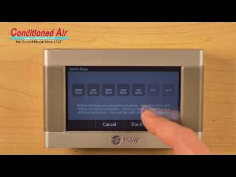 Conditioned Air Trane Nexia Touch Screen Thermostat