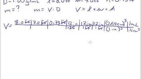 Solving an Advanced Density Problem - Mr Pauller