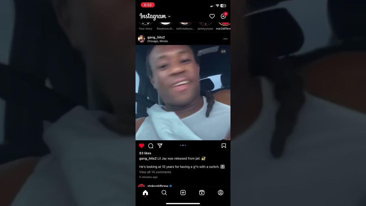 King Lil Jay Was Released From Jail He S Looking At 10 Years Liljay Fbg Trending Chicago