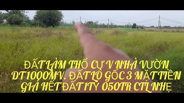 t478.bán 1000mv.MT 22×45.KV chuyển full thổ. giá hết đất 1tỷ 050tr CTL nhẹ. Hòa Phú.Châu Thành.LA