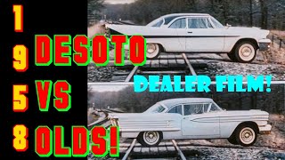 [Dealer Film] 1958 Desoto vs Oldsmobile... When GM overdid the trim...