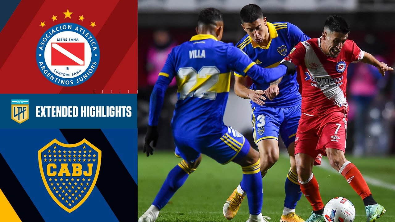 Argentinos Juniors vs. Boca Juniors: Extended Highlights | Argentina ...