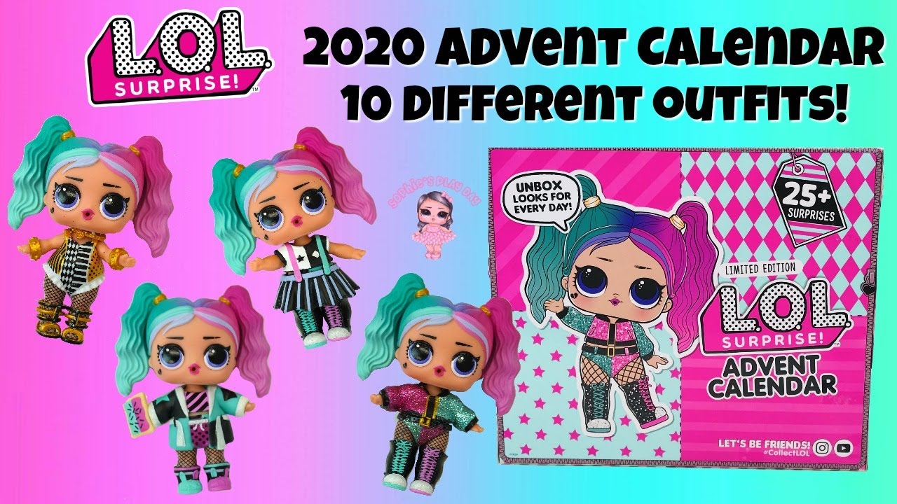 LOL Surprise Advent Calendar Unboxing 2020 Holiday OOTD Outfit of The Day -  YouTube