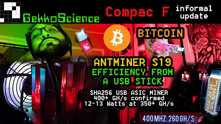 GekkoScience Compac F USB ASIC Miner informal 2 week update JTC39