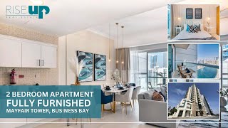 Fully Furnished 2 Bedroom Apartment for Rent | Mayfair Tower, Business Bay