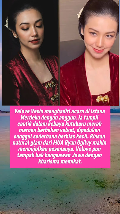 Velove Vexia Mantan Raffi Ahmad Tampil Cantik Penuh Pesona Kenakan Busana Kebaya Merah