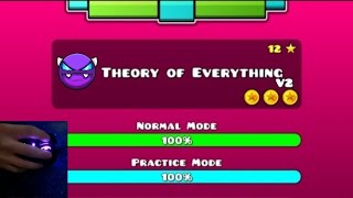 The typical 1.0 Demon... (with mouse clicks) | Geometry dash Theory of everything v2 by IIINeptuneII