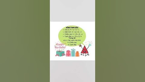 CÔNG THỨC TOÁN TIỂU HỌC