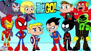 Teen Titans Go Vs. Batman Beyond The Flash And Friends Cartoon Character Swap - Setc