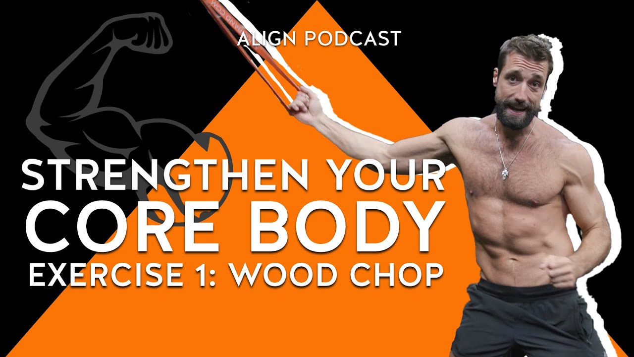 Wood Chop Exercise Resistance Band Full Body Workout Series Ep. 1