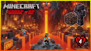 Netherite Mining | Minecraft Hardcore Part 4 | Nether Fortress | Building Small Farms | Java