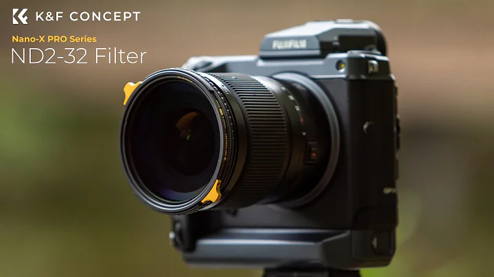 K&F Concept Nano-X PRO Series ND2-32 Filter | Ultra-thin Brass Frame VND Filter for Videography