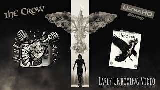 THE CROW 30TH ANNIVERSARY - EARLY UNBOXING OF SOLD OUT LIMITED EDITION 4K BLU-RAY STEELBOOK!