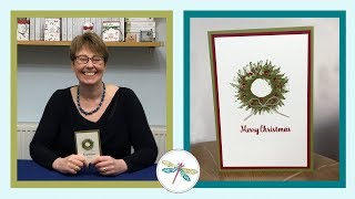 Christmas Wreath using Painted Harvest