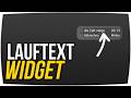 Lauftext / Scrolltext für UMG Widget Blueprints ► Unreal Engine 5 Tutorial #UE5