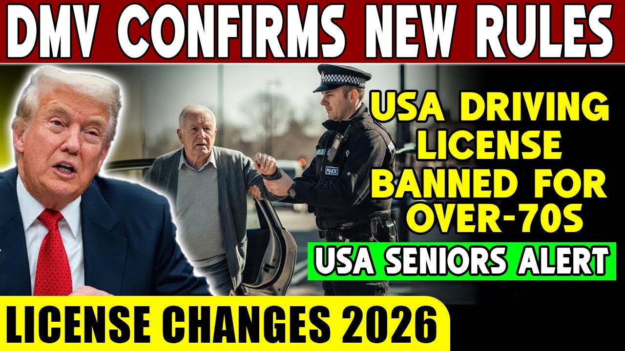 🚨 Over 70 and Driving in the USA? DMV Confirms Major License Rule Changes for 2026