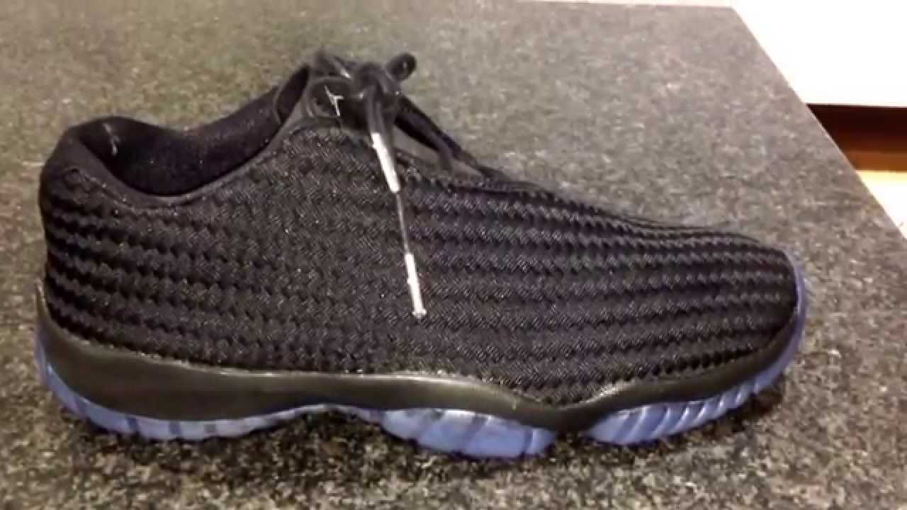 jordan future low all black