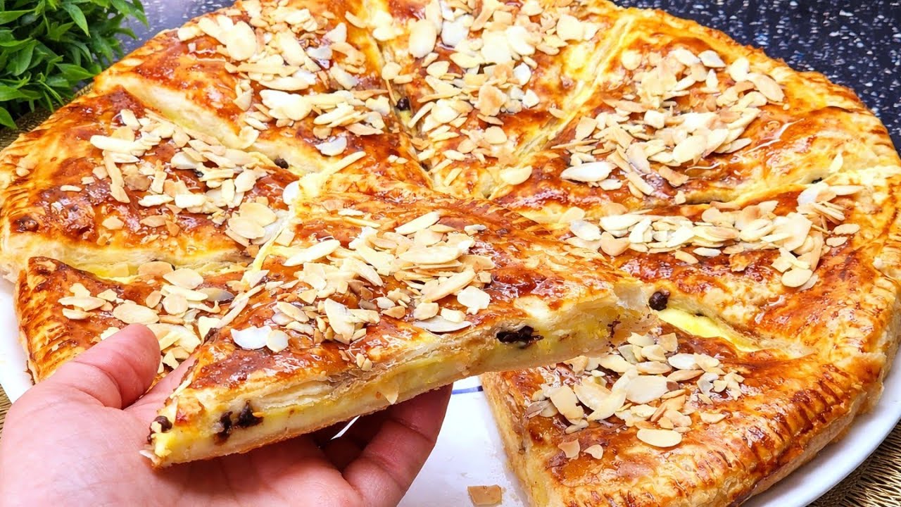 Они исчезнут через 1 минуту 🤩‼ Идеальный кремовый десерт из слоеного теста. Быстрый и простой рецепт