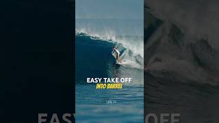 Easy take off into barrel
