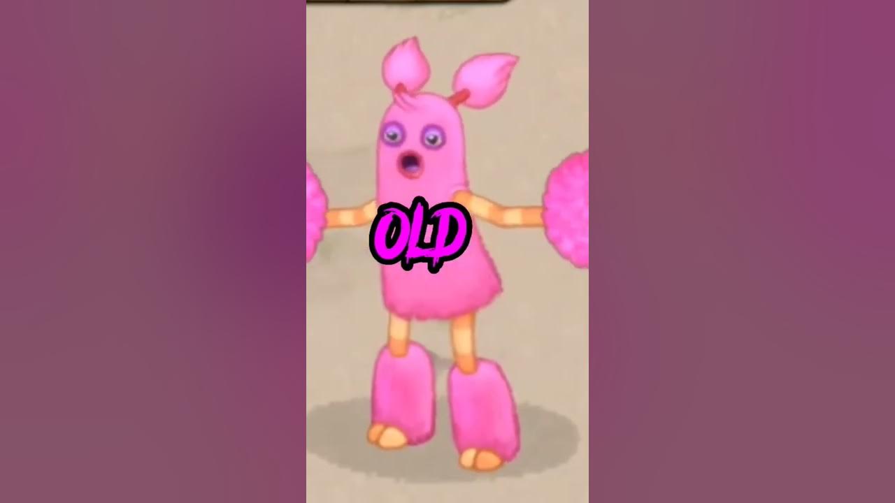 My Singing Monsters Old vs New Pompom #shorts #outerjex