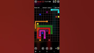 How To Solve Flow Free 11x14 Mega Mania Pack Level 22 Board Walk Through Solution Walkthrough