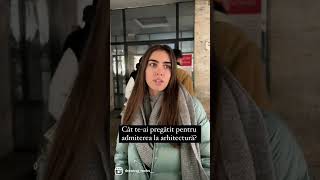 De cand sa ne pregatim pentru arhitectura?