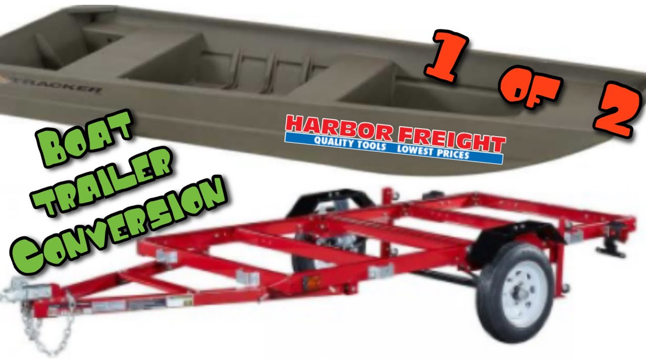 Harbor Freight Folding Utility Trailer to Boat and Kayak