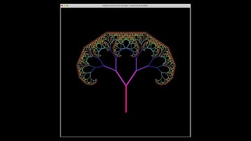 Animating Rainbow Colored Tree - Python Turtle Project