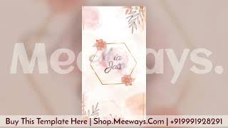 Personalized Wedding Invitation Templates | Digital Deals Hub | PWIT03