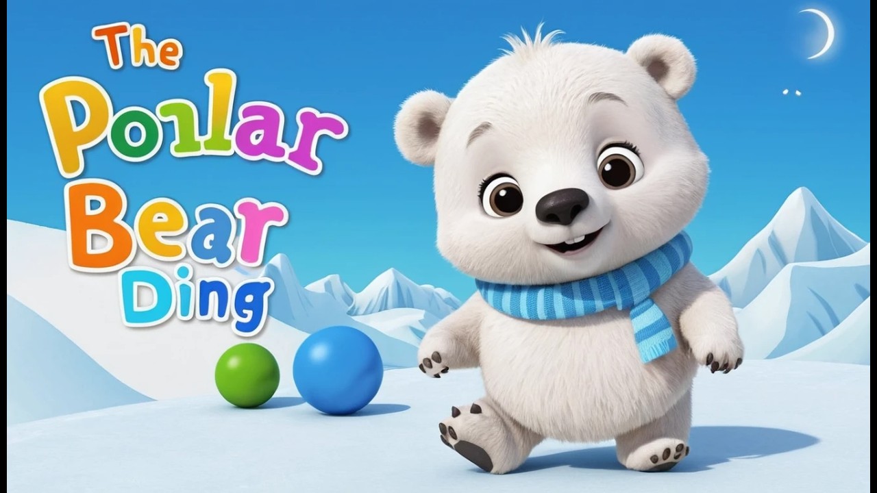 The Polar Bear Goes Ding Dong Ding 🐻‍ ️🔔 | Nursery Rhymes for Kids ...