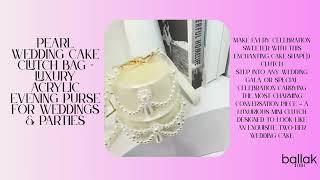 Pearl Wedding Cake Clutch Bag  Luxury Acrylic Evening Purse for Weddings & Parties #clutchbag #bag screenshot 5