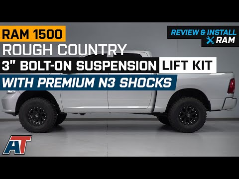 2012-2018 Ram 1500 Rough Country 3" Bolt-On Suspension Lift Kit w/ N3 Shocks Review & Install