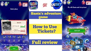 "SANTA'S ADVENTURE 1XBET"🎟️HOW TO USE TICKETS IN SANTA'S ADVENTURE GAME 💯#SANTA'SADVENTURE#1XBET screenshot 3